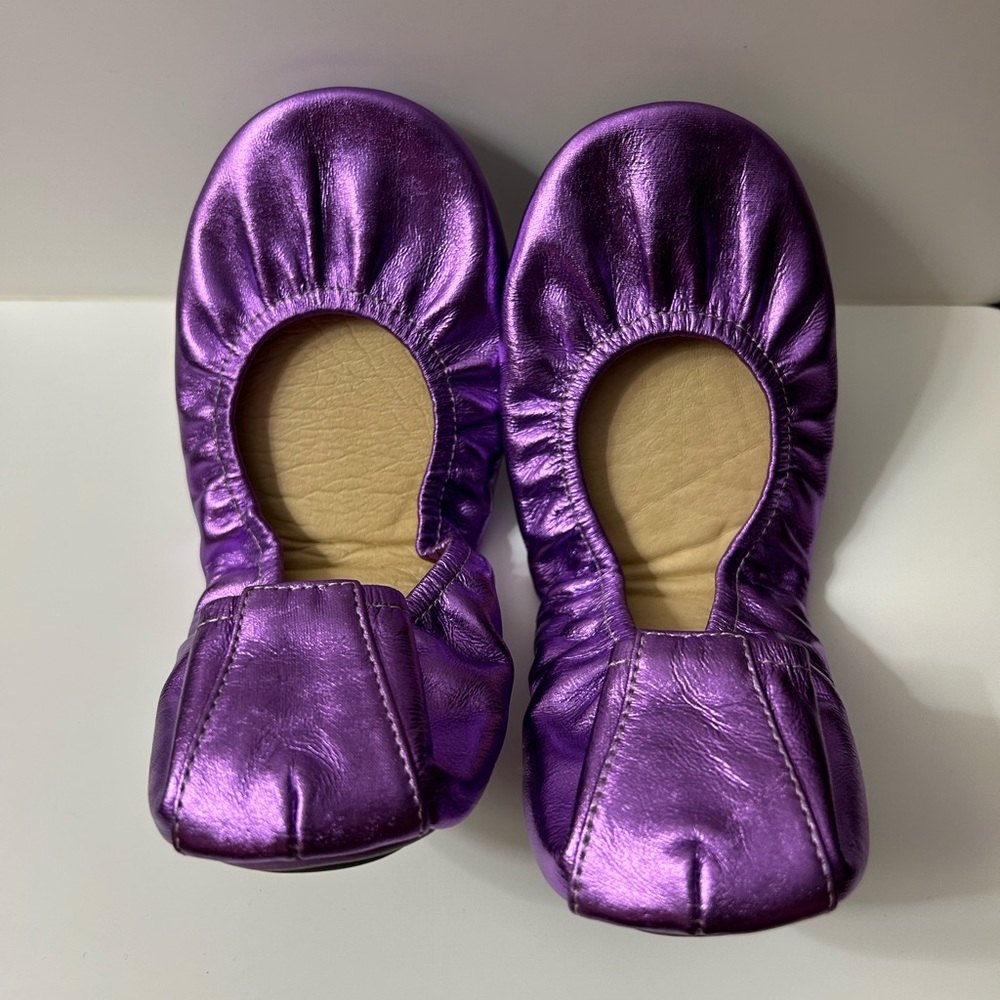 Storehouse Leather Flats Size 10 Amethyst Rush  NWOT